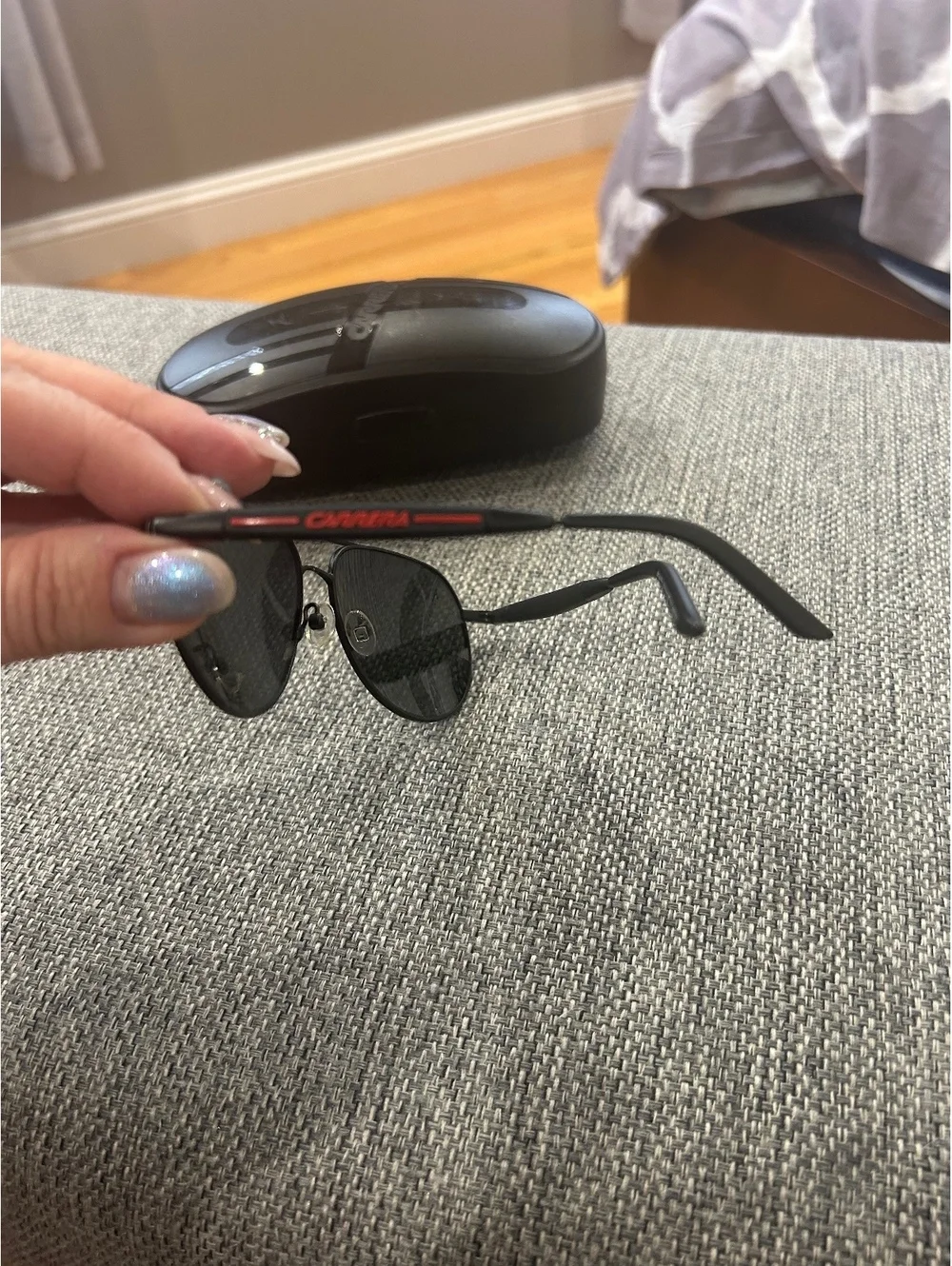 Carrera Eyewear Aviator Polarized Sunglasses with Case